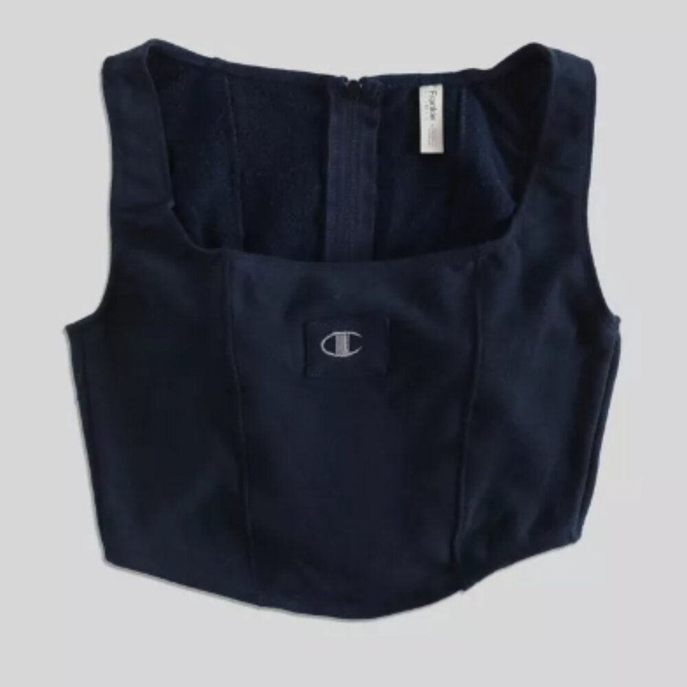 Frankie Collective Reworked Champion Sweatshirt Bustier